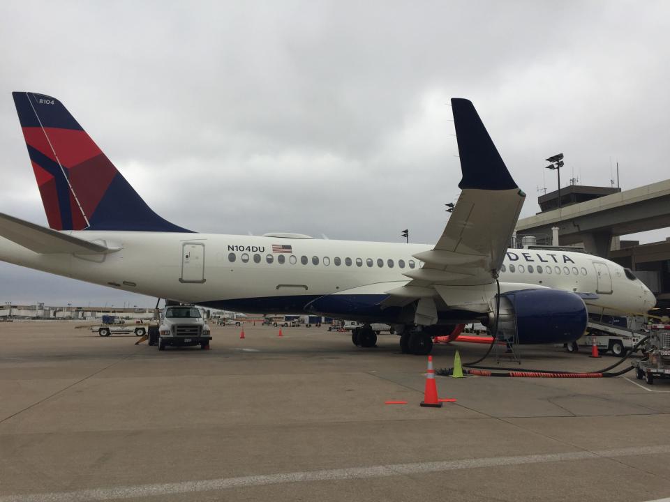 Delta Airbus A220 Dallas