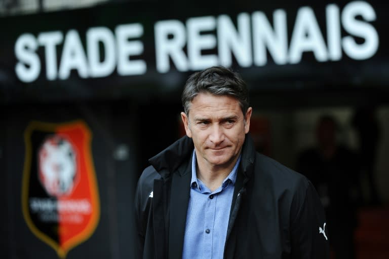 Rennes' French coach Philippe Montanier was sacked on January 20, 2016