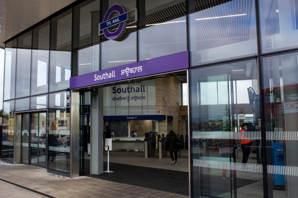 Southall Crossrail station  (Daniel Hambury/Stella Pictures Ltd)