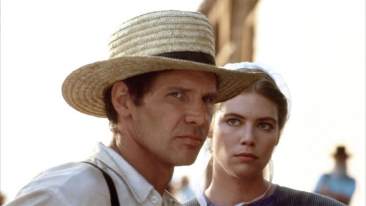 Harrison Ford and Kelly McGillis in Witness.