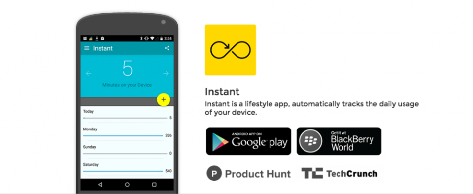 手機重度依賴患者福音，Instant 2.0讓你看到時間都去哪兒了