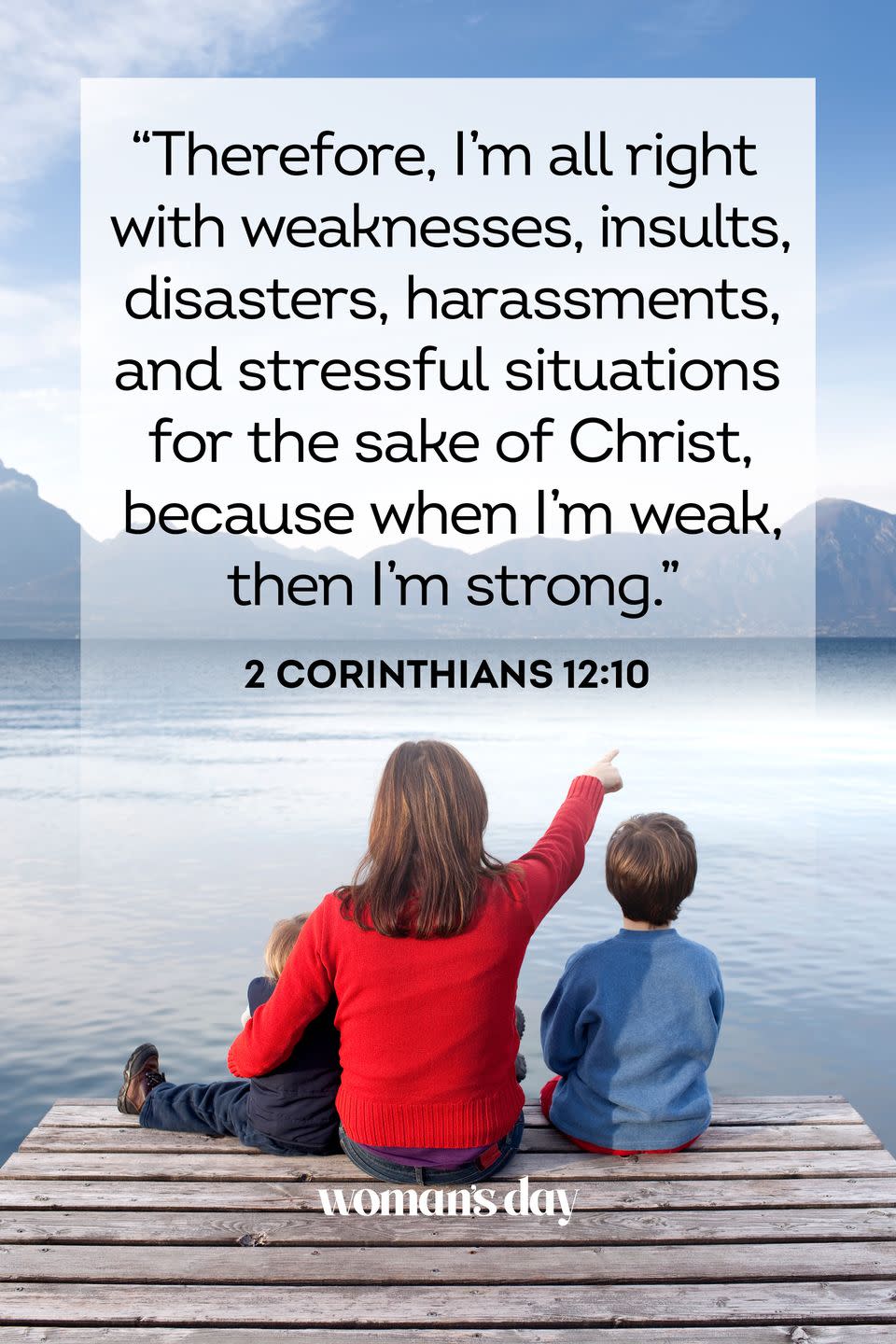 bible verses about anxiety 2 corinthians 12 10