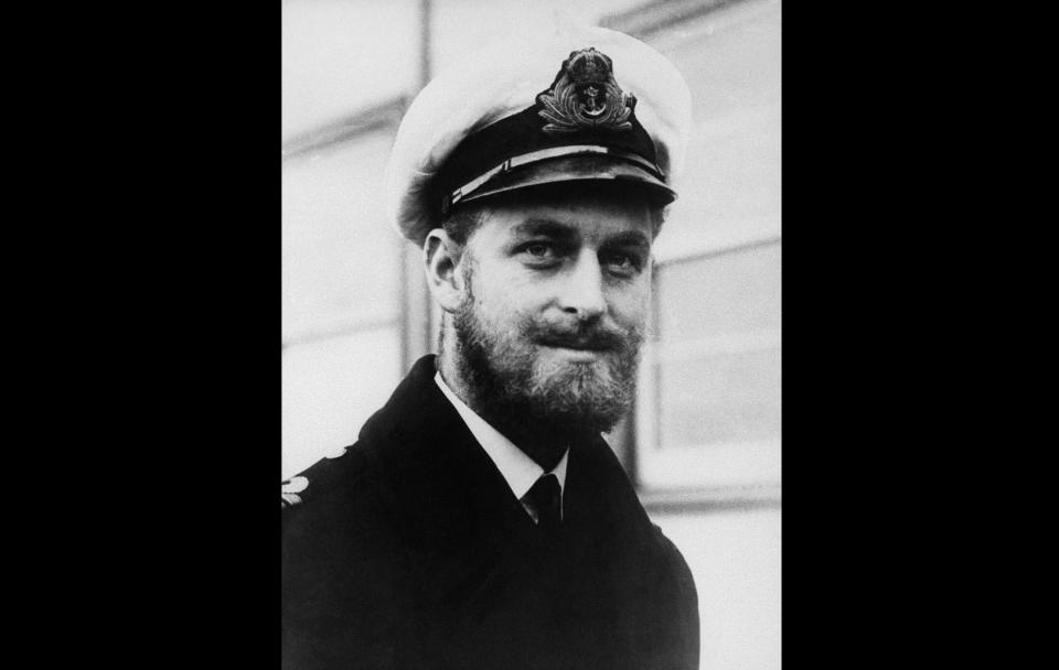 Prince Philip of Greece and Prince of Denmark, paid a visit on Aug. 29, 1945 to Melbourne, Australia.   He is a cousin of King George of Greece and of the Duchess of Kent, and is serving with the Royal Navy as second in command os a destroyer of the Pacific Fleet. (AP Photo)