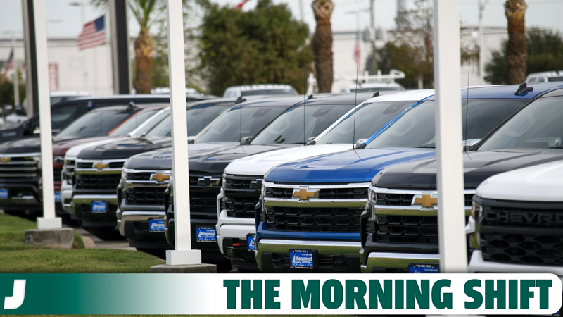 Vehicles for sale at a Chevrolet dealership in Pasadena, Texas, US, on Monday, Nov. 6, 2023.