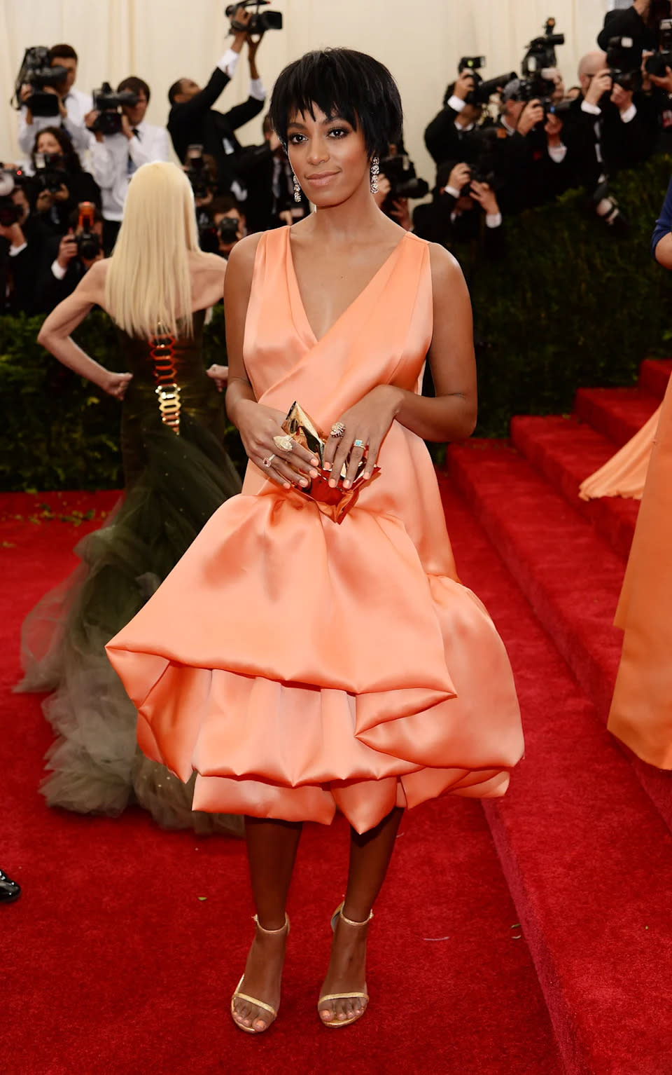 Solange Knowles auf dem roten Teppich bei der Met Gala 