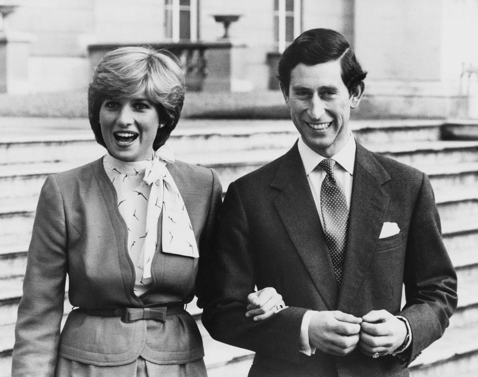 Take a Look Back at Prince Charles and Princess Diana's Engagement Photos