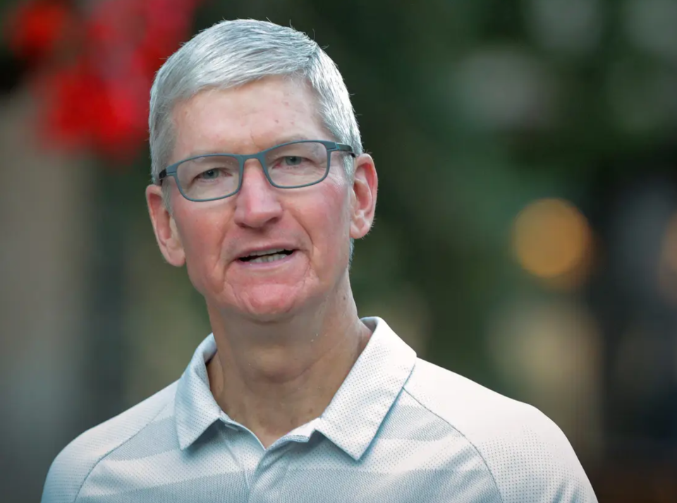 Apple-CEO von Tim Cook. - Copyright: Reuters