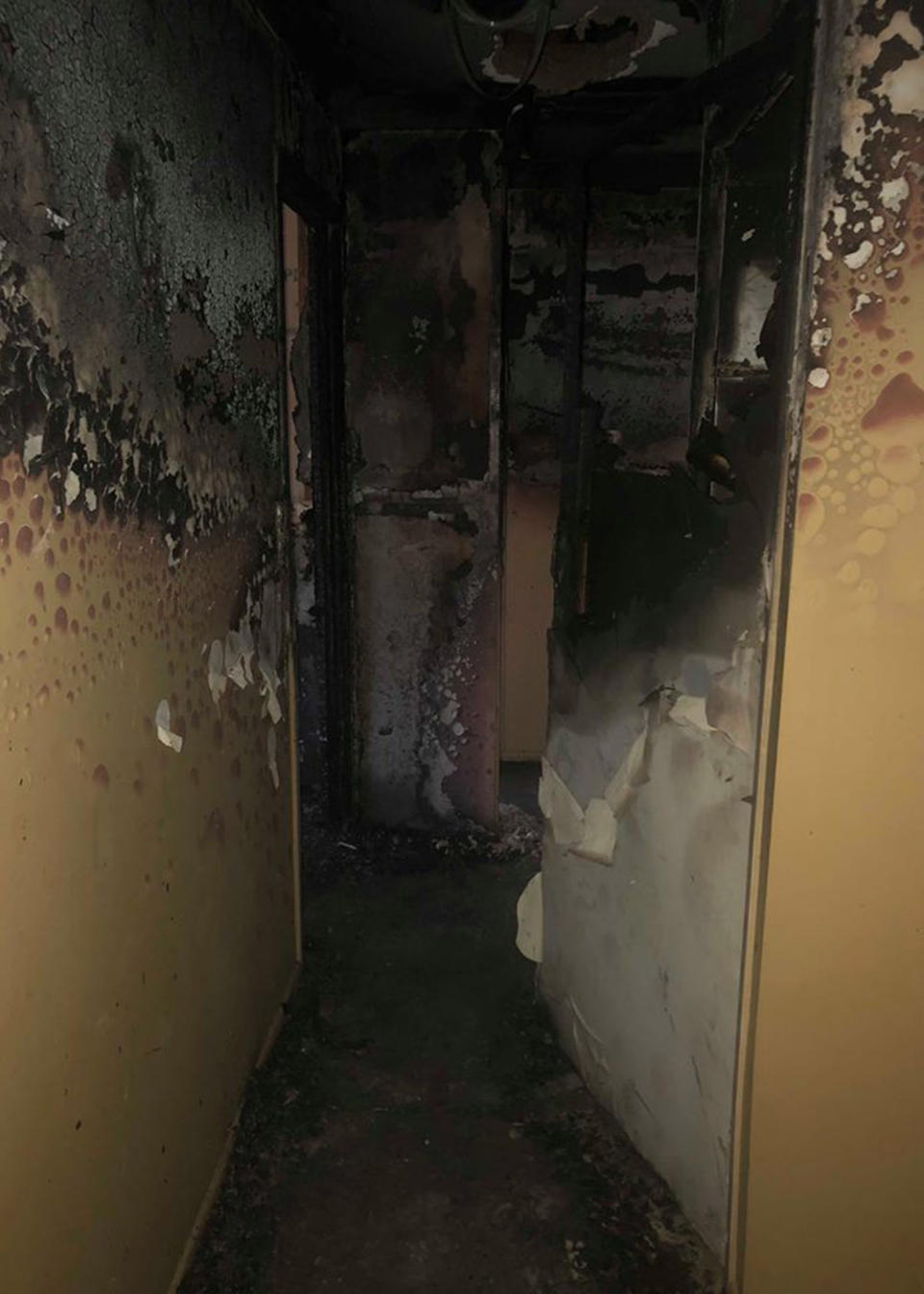 They managed to salvage some items but about 90 per cent of the family’s belongings were destroyed in the fire. Source: Supplied