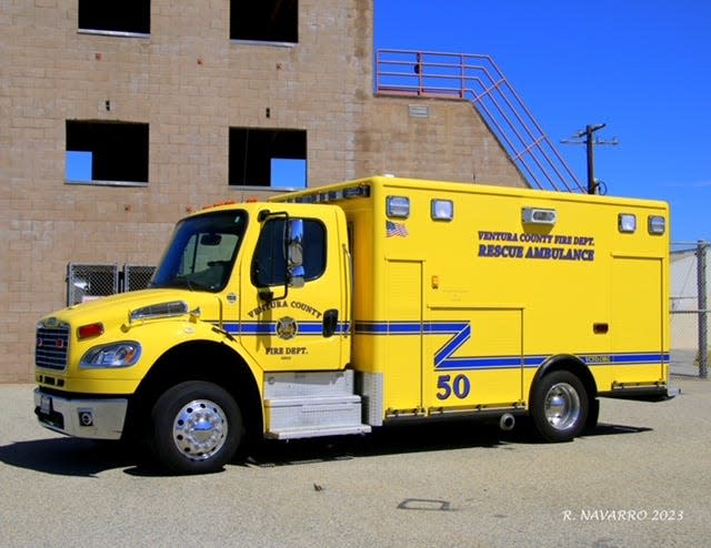 This is one of the ambulances the Ventura County Fire Department has purchased. They are stationed in Thousand Oaks, Camarillo, Santa Paula and Simi Valley.