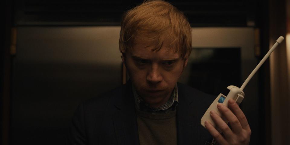 Rupert Grint in “Servant,” now streaming on Apple TV+.