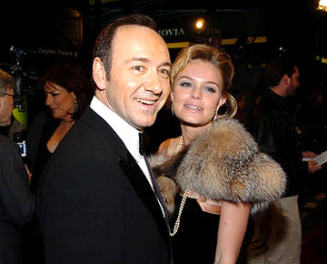 Kevin Spacey and Kate Bosworth at the NY premiere of Lions Gate's Beyond the Sea