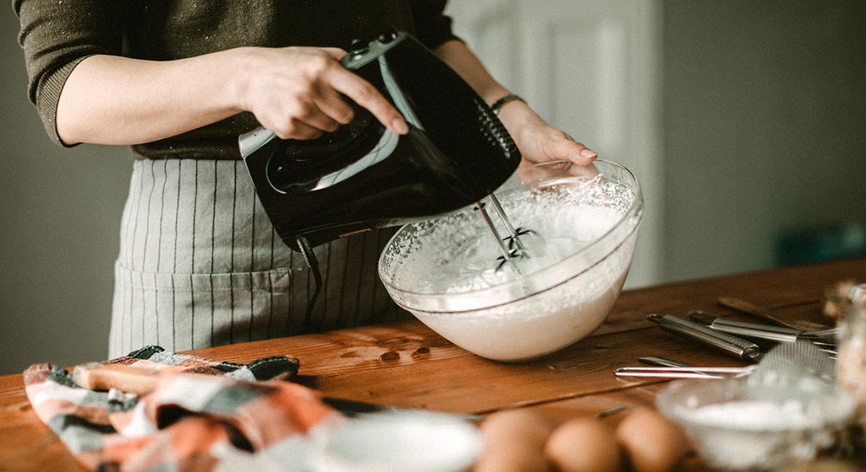 Take the stress out of your baking with a nifty hand mixer.  (Getty Images)