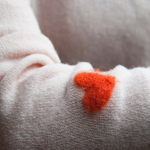 Felted Heart Sweater