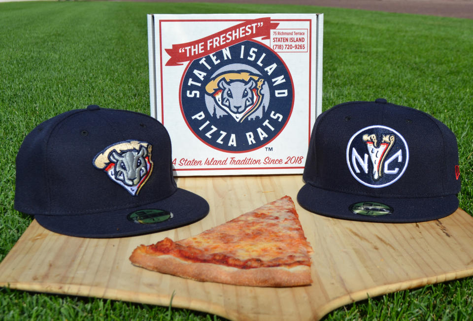 The Staten Island Yankees will rebrand as the Staten Island Pizza Rats for five games during the 2018 season. (pizzaratsbaseball.com)