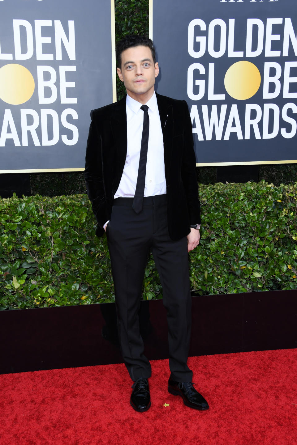 BEVERLY HILLS, CALIFORNIA - JANUARY 05: Rami Malek attends the 77th Annual Golden Globe Awards at The Beverly Hilton Hotel on January 05, 2020 in Beverly Hills, California. (Photo by Jon Kopaloff/Getty Images)