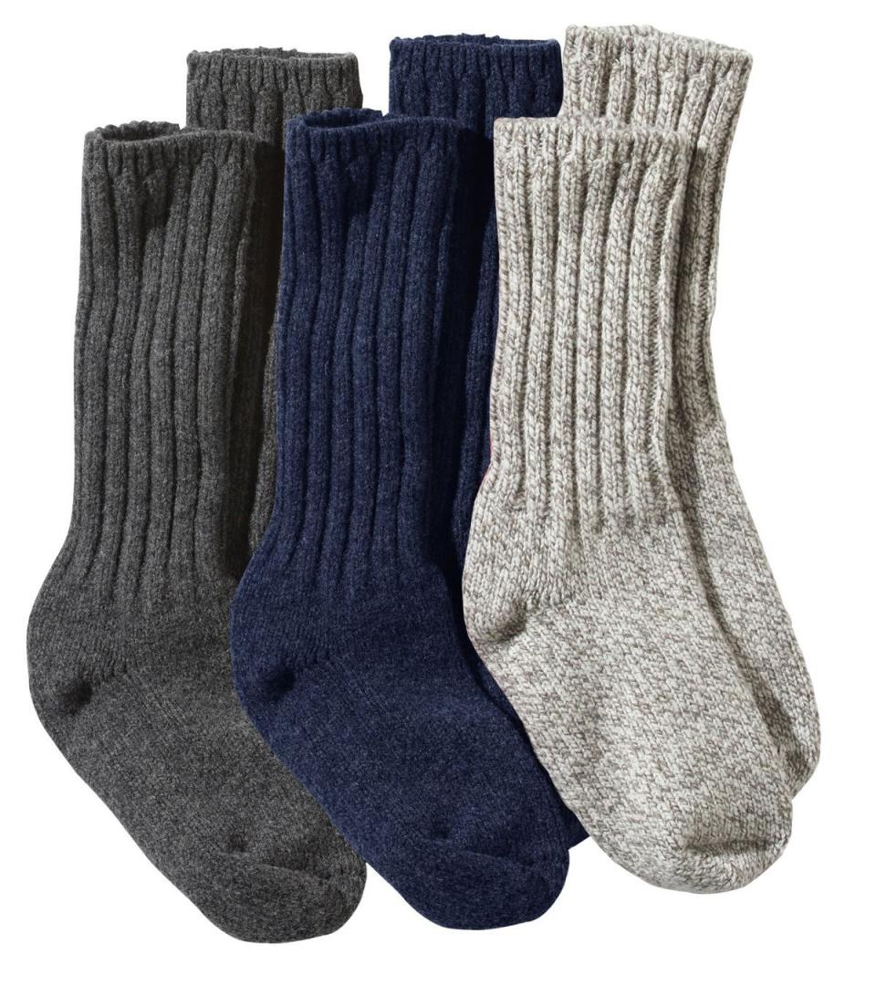 2) Wool Ragg Sock Three-Pack