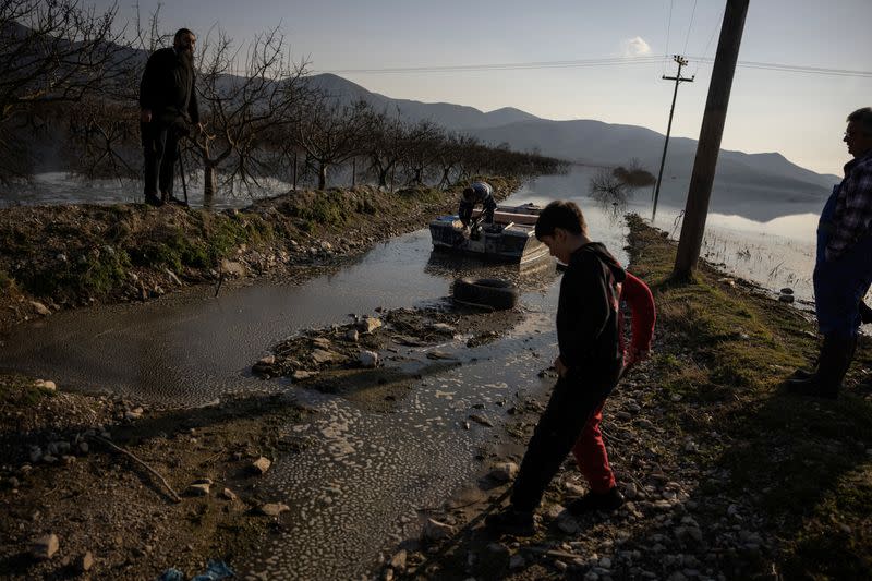 Flooded Greek lake a warning to European farmers battling climate change