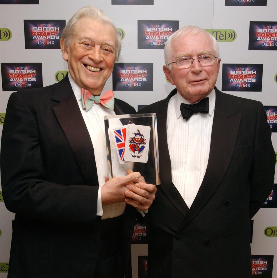 It Ain't Half Hot, Mum: writers Jimmy Perry and David Croft in 2003