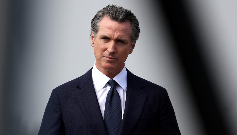 California Gov. Gavin Newsom during a press conference on October 06, 2022 in San Francisco, California. (Justin Sullivan/Getty Images)