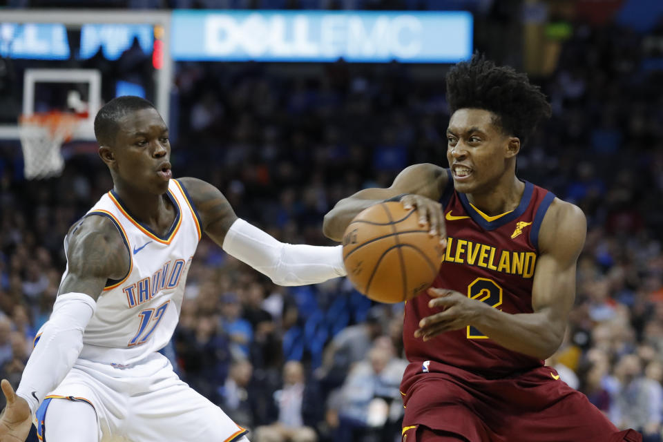 Collin Sexton is taking advantage of his opportunity, especially now that George Hill got traded. (AP Photo/Alonzo Adams)