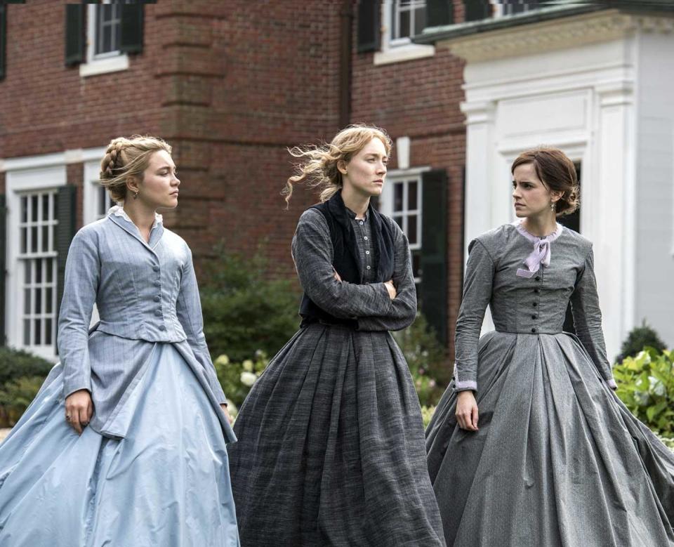 Florence Pugh, Saoirse Ronan and Emma Watson in 'Little Women' (Sony)