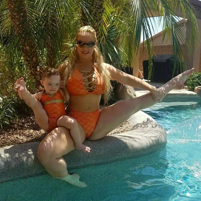 All the Times Coco Austin and Baby Chanel Wore Matching Bathing Suits