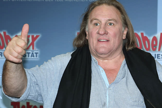 Gérard Depardieu bei der Premiere seines neuen "Asterix und Oblix"-Films. (Bild: Getty Images)