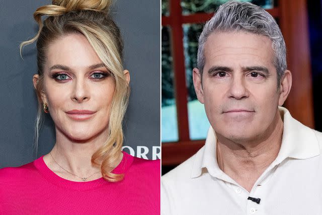 <p>John Nacion/WireImage; Charles Sykes/Bravo via Getty</p> Leah McSweeney and Andy Cohen