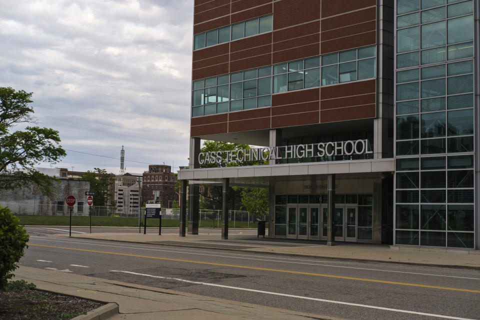 Cass Technical High School in Detroit. (Brittany Greeson / for NBC News)
