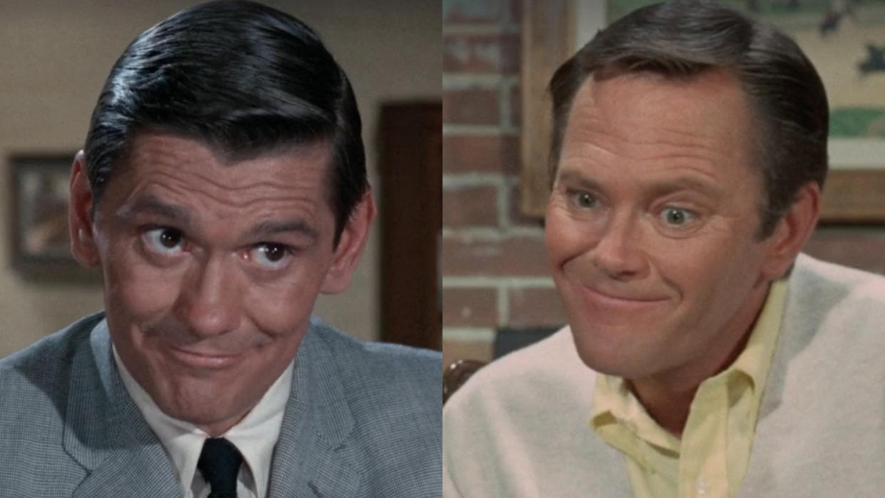  Dirk York on Bewitched; Dick Sargent on Bewitched. 