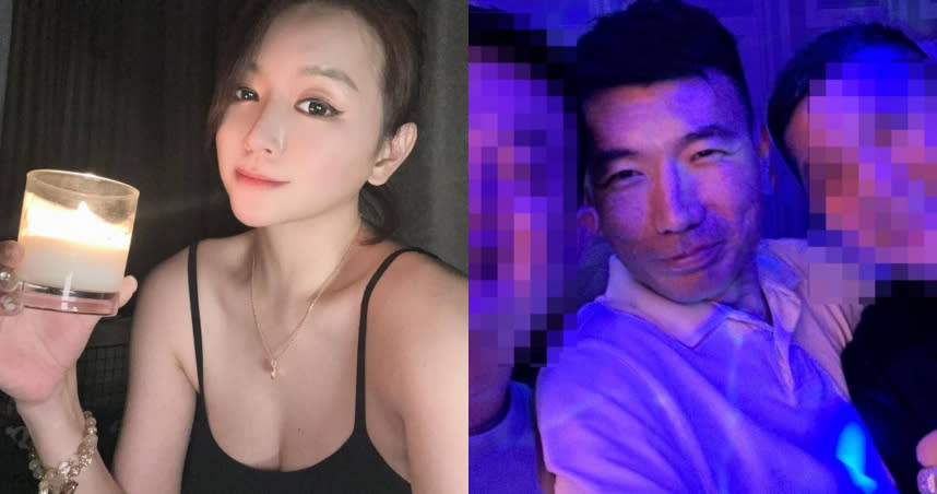 李妍瑾（左）、任德榮（右）兩人在今年農曆年前就已經離婚。（圖／翻攝自臉書）
