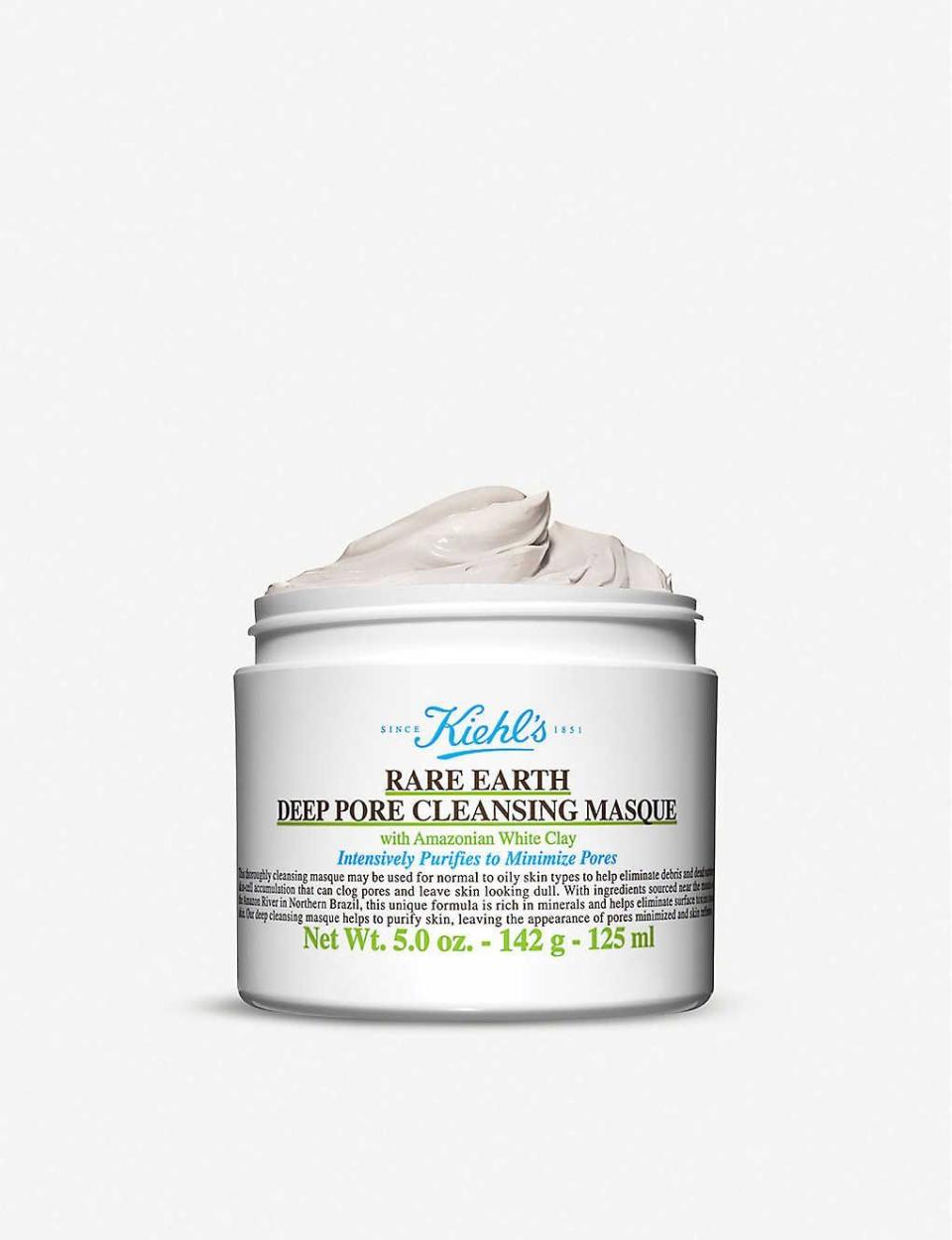 4) Rare Earth Deep Pore Minimizing Cleansing Clay Mask