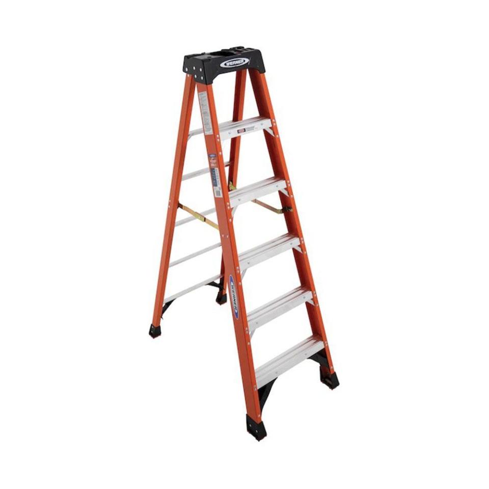 1) 6-Foot Fiberglass Step Ladder