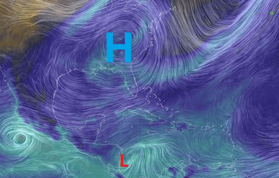 A powerful ridge of high pressure is feeding a heat wave and acting as something of a hurricane repellant.