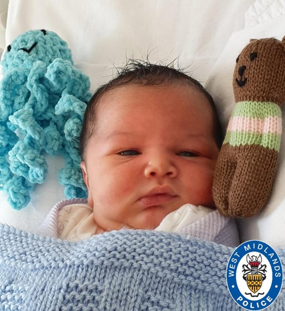 Police have confirmed baby George is safe and well (West Midlands Police/PA) (PA Media)