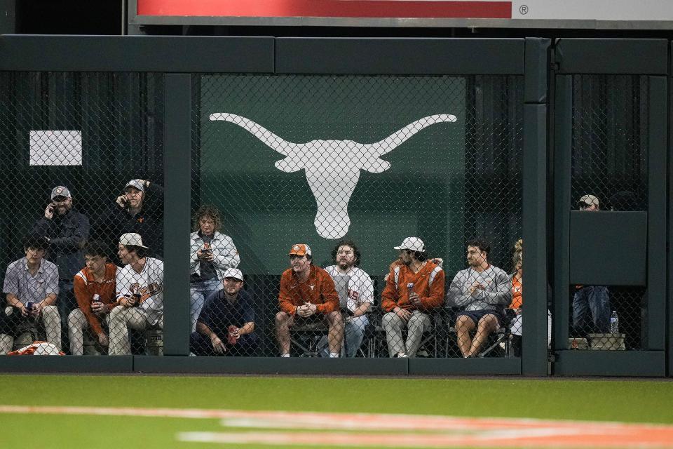 Fans watch from the new Yeti Yard section in left field at UFCU Disch-Falk Field during last Friday's season-opening 7-3 win over San Diego. Texas athletic director Chris Del Conte said UT wanted to beef up its fan experience at Disch-Falk as the university moves on to the SEC this summer.