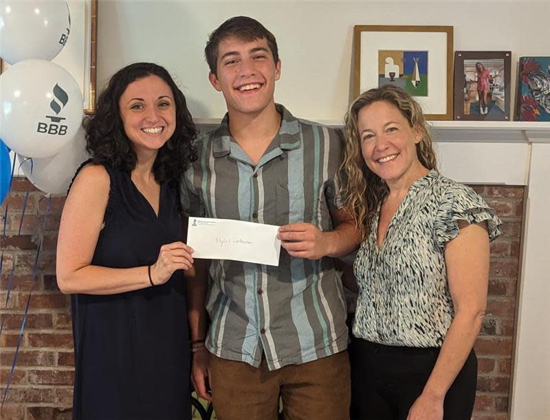 Myles Leatherman of Rye is among the BBB Serving New Hampshire scholarship recipients.