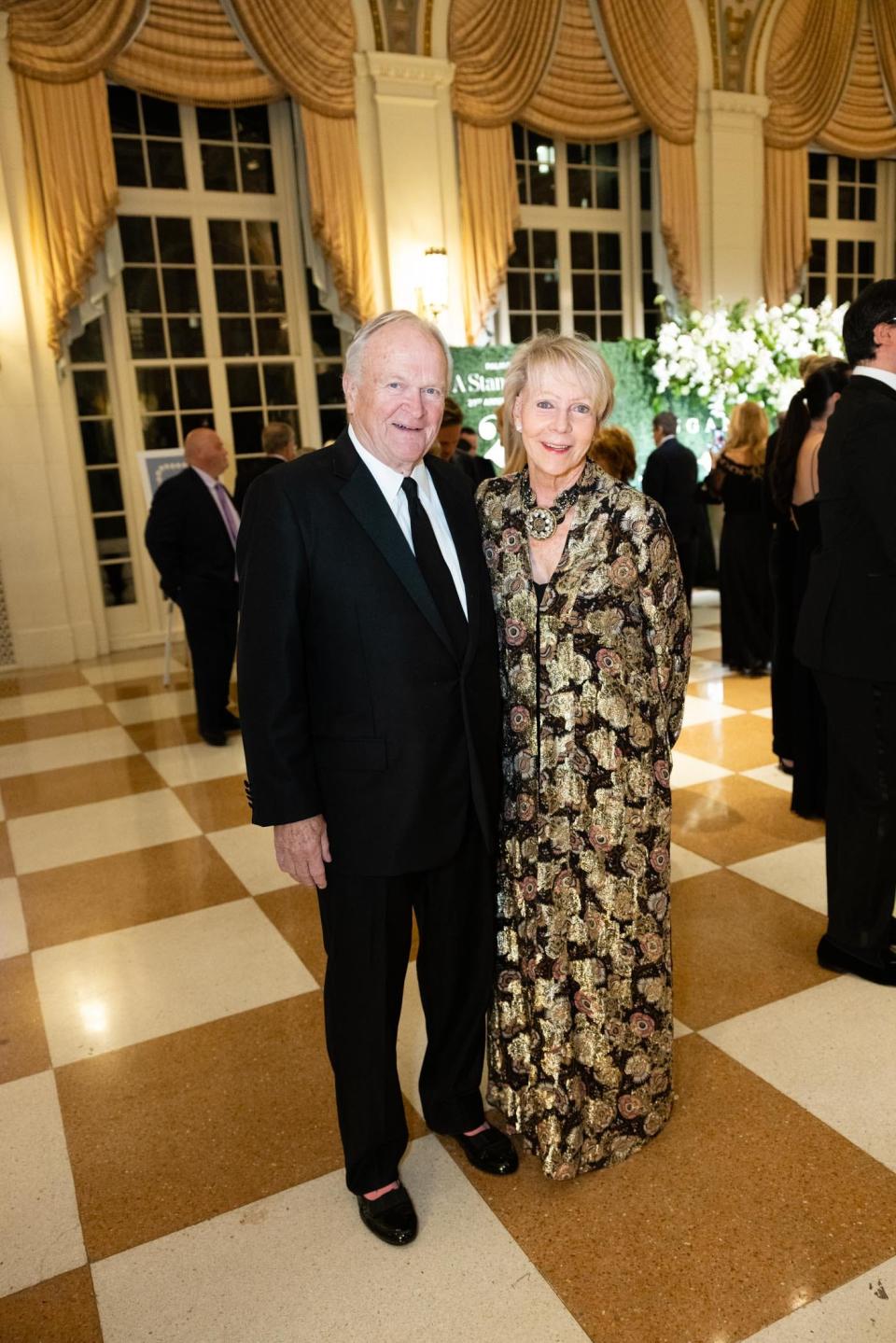Tom Harvey and Cathie Black at the Palm Beach Symphony gala on Feb. 20 at The Breakers.