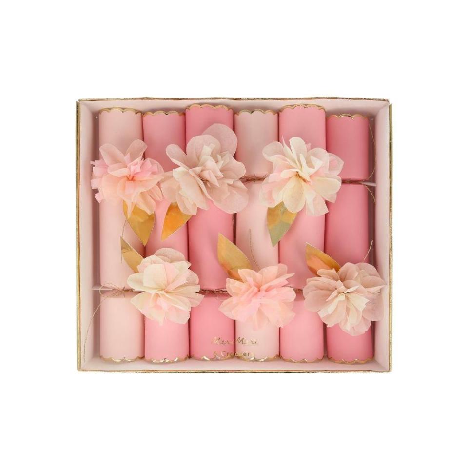 Floral Crackers (set of 6)