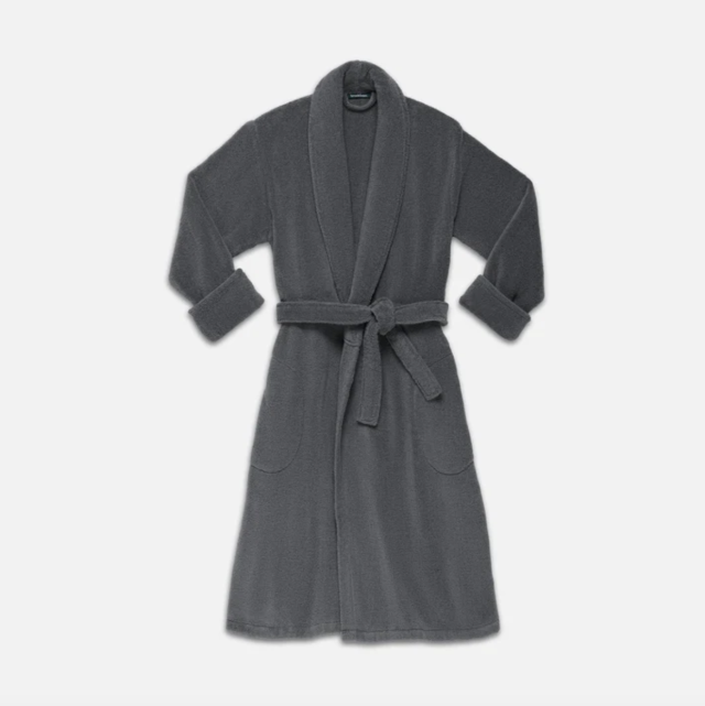 Emele Mid-Calf Bathrobe with Pockets