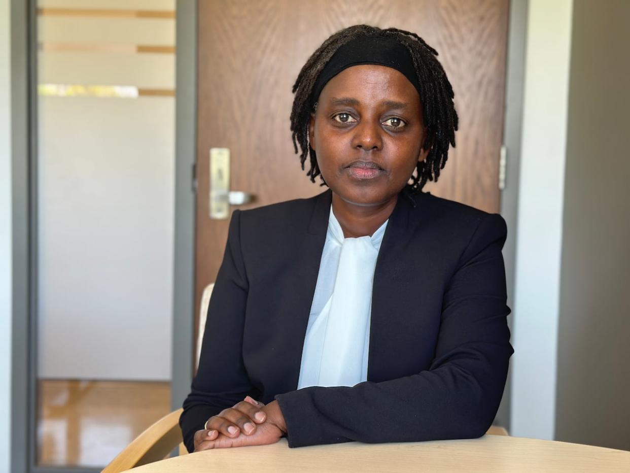 Glorieuse Uwizeye survived the genocide against Tutsis in Rwanda in 1994. Now an associated professor in nursing at Western University, Uwizeye studies health outcomes of children born to genocide survivors. (Isha Bhargava/CBC - image credit)