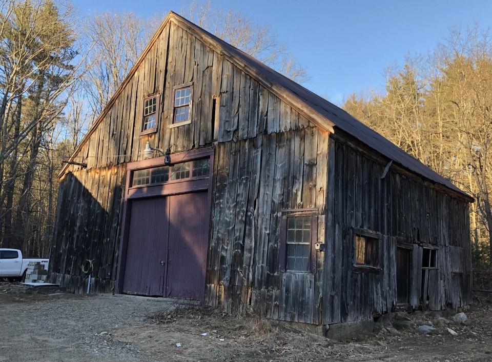 A newly formed restoration team will oversee the renovation of this barn, which stands nearby the historic Sweat-Morin Home on Lower School Street in Sanford, Maine.