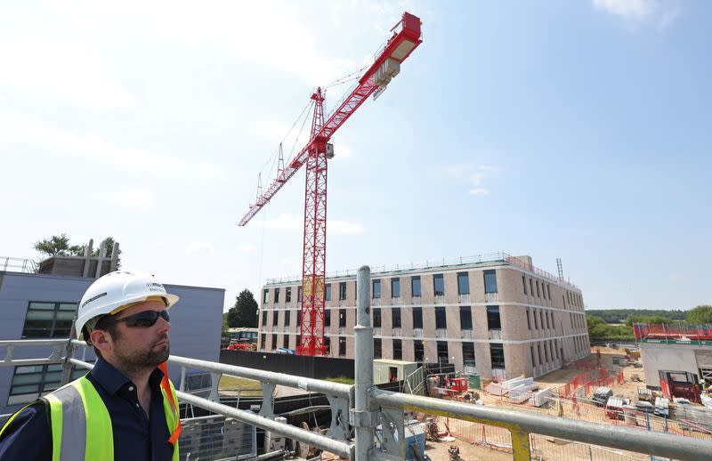 Construction work continues at University of Oxford Begbroke Science Park, in Kidlington