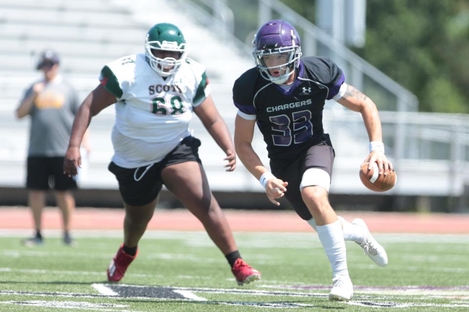 Senior Malachi Berg will play an important part on the field this fall for Topeka West.