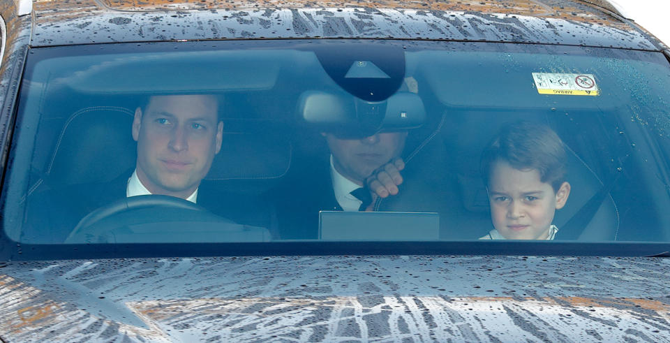 Prince William, Duke of Cambridge and Prince George. (Photo by Max Mumby/Indigo/Getty Images)