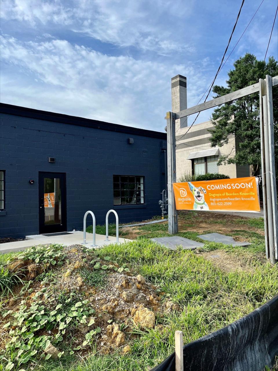 This refurbished building at 5213 Homberg Drive is scheduled to open as a Dogtopia dog day care facility in early August, with an open house scheduled for July 26.