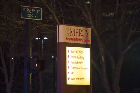 Nov 19, 2018; Chicago, IL, USA; A general view of the crime scene at Mercy Hospital and Medial Center in Chicago, Illinois. Mandatory Credit: Quinn Harris-USA TODAY Sports