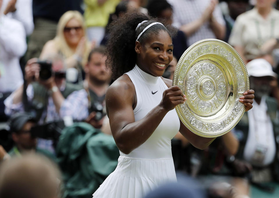 Serena wins Wimbledon