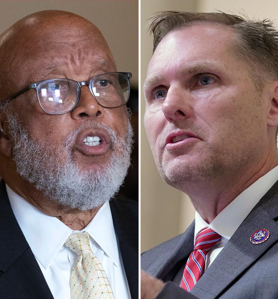 Rep. Bennie Thompson, D-Miss. (left) and Rep. Michael Guest, R-Miss. On March 12, Thompson and Guest will face no challengers in their primaries, but Thompson will face off against whoever wins the Republican primary.