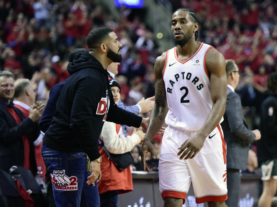 Drake has made an NBA court his own stage, and Mike Budenholzer isn't having it. (AP)